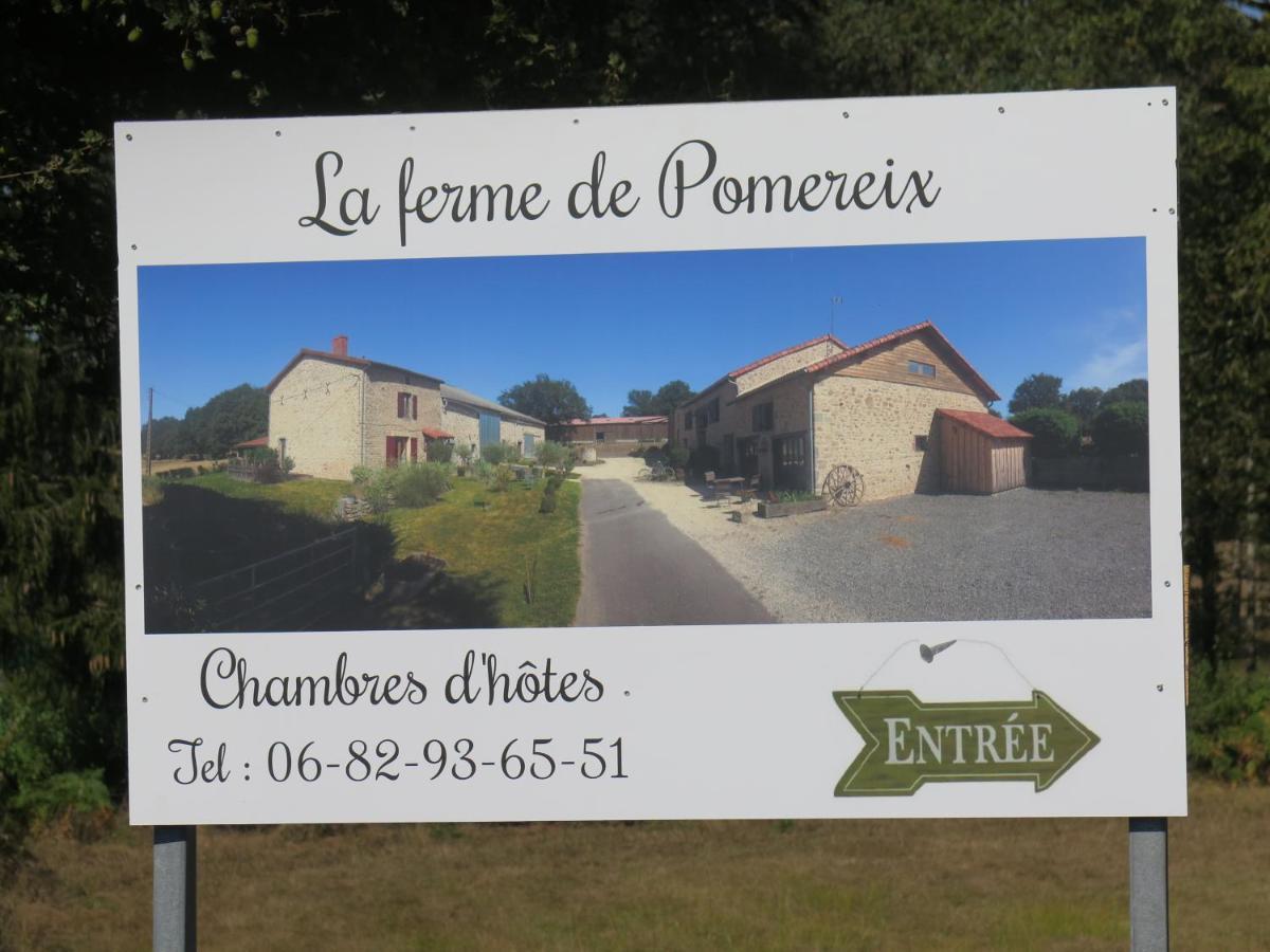 La Ferme De Pomereix Le Dorat Bagian luar foto